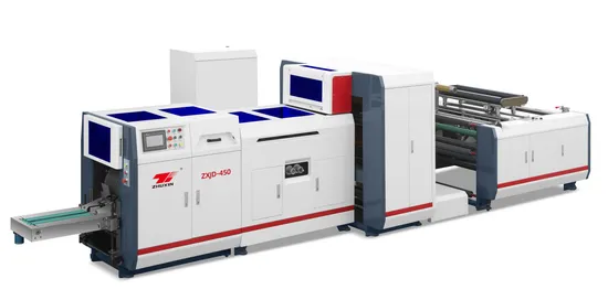 High Speed Kraft Brown V Sharp Bottom Food Paper Bag Making Machine