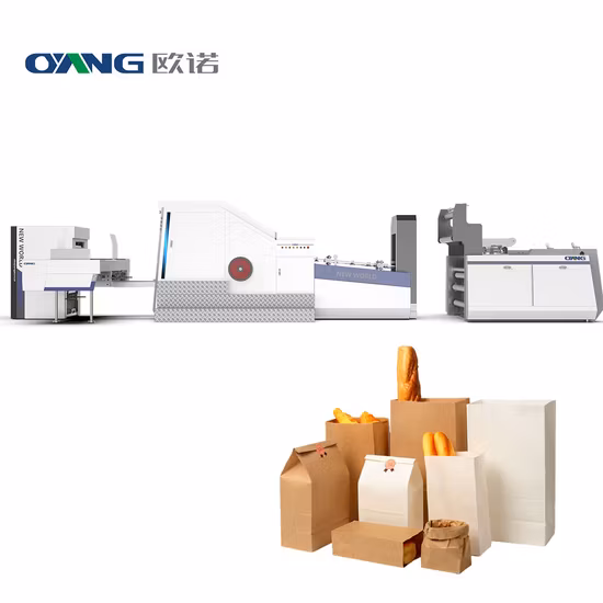 Hot Salen High Speed Food Paper Bag Making Machine Price for India Market