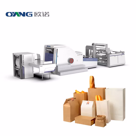 Hot Salen High Speed Food Paper Bag Making Machine Price for India Market