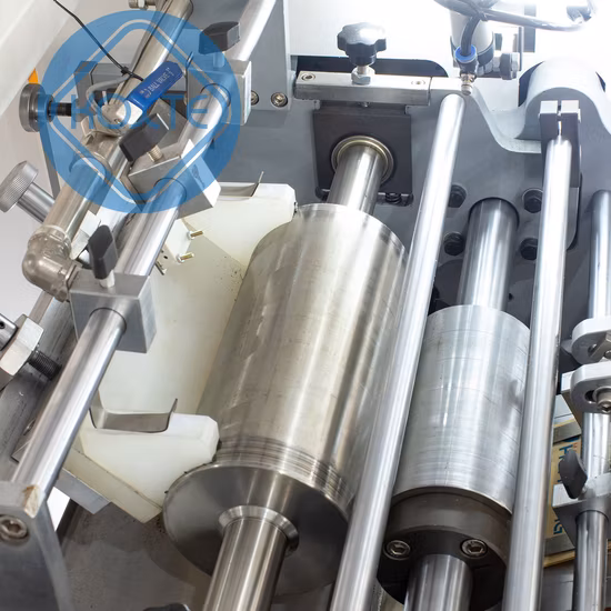 Compras on-line totalmente automática Kraft Brown Square Bottom Shopping Máquina de fabricação de sacos de papel com impressão em linha de saco SOS