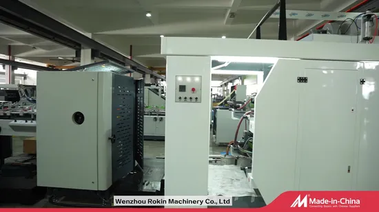 Auto saco de papel que forma a máquina o saco de papel de fundo liso afiado da máquina que faz a máquina